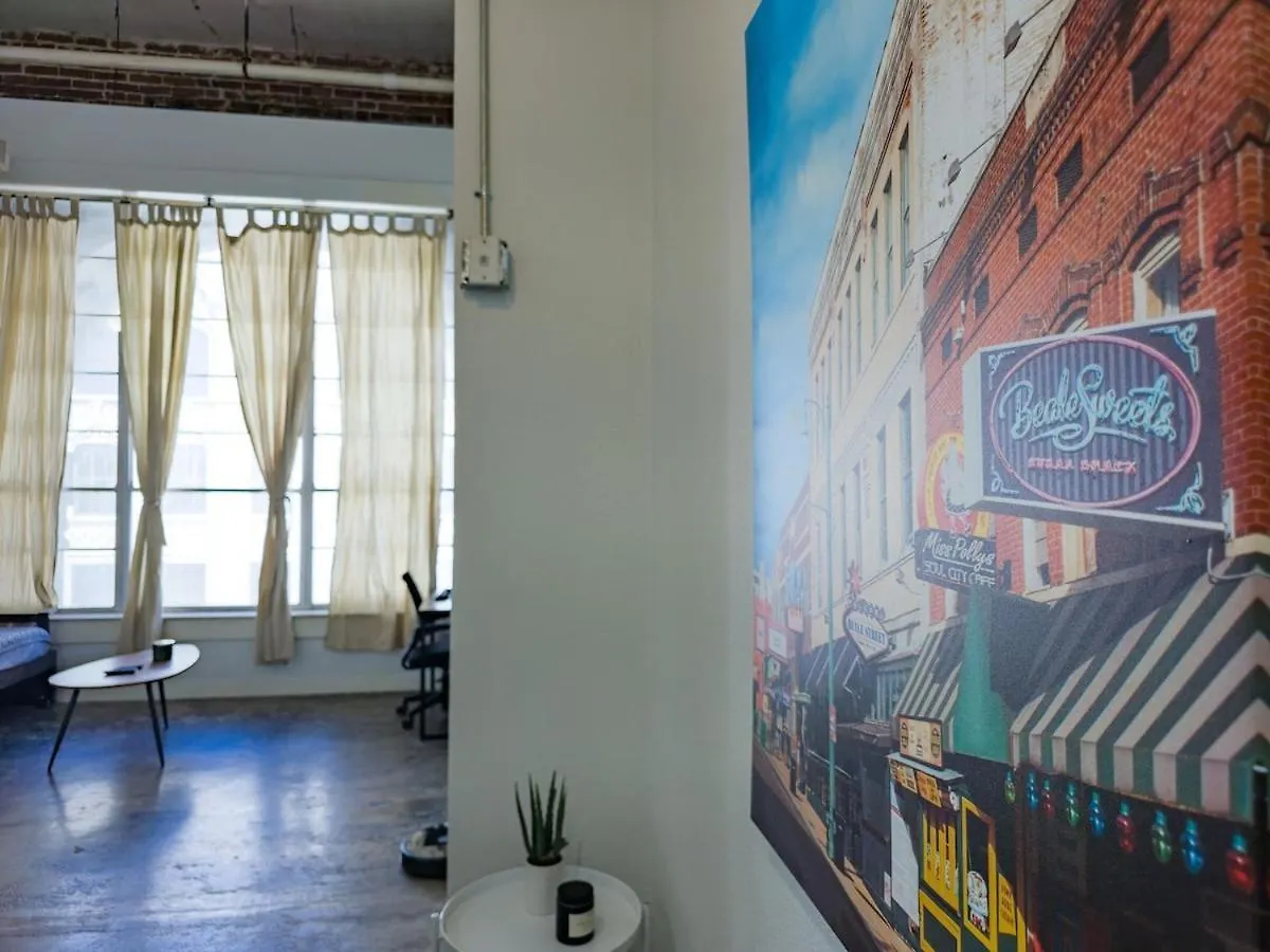 Апартаменты The Downtown Urban Loft Мемфис